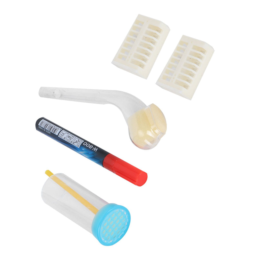 Queen Bee Marking Pen Set with Marker Bottle Catcher Cage Beekeeping Accessories
