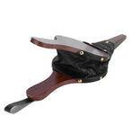 Manual Fireplace Bellow Wooden Barbecue Air Blower Outdoor Camping BBQ Accessory