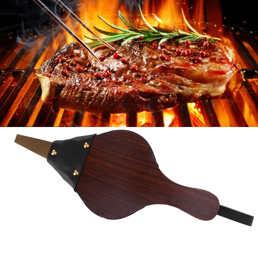 Manual Fireplace Bellow Wooden Barbecue Air Blower Outdoor Camping BBQ Accessory