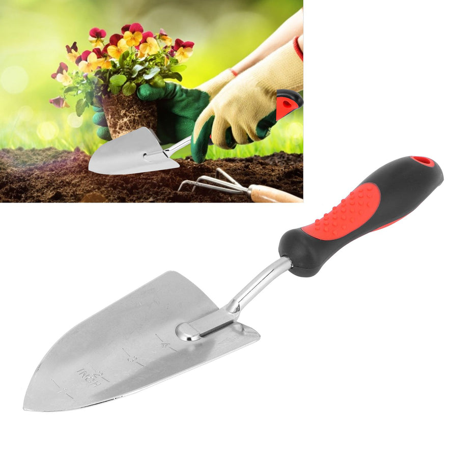 Garden Shovel Chrome Plated Digging Planting Spade Tool Gardening Accessory 340mm