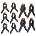 10Pcs Spring Clamps Set DIY Woodworking Plastic Clip Fixture Accessory Hand Tools
