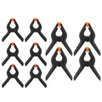 10Pcs Spring Clamps Set DIY Woodworking Plastic Clip Fixture Accessory Hand Tools