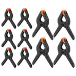 10Pcs Spring Clamps Set DIY Woodworking Plastic Clip Fixture Accessory Hand Tools