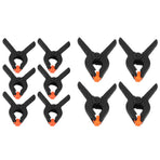 10Pcs Spring Clamps Set DIY Woodworking Plastic Clip Fixture Accessory Hand Tools