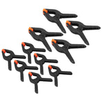 10Pcs Spring Clamps Set DIY Woodworking Plastic Clip Fixture Accessory Hand Tools
