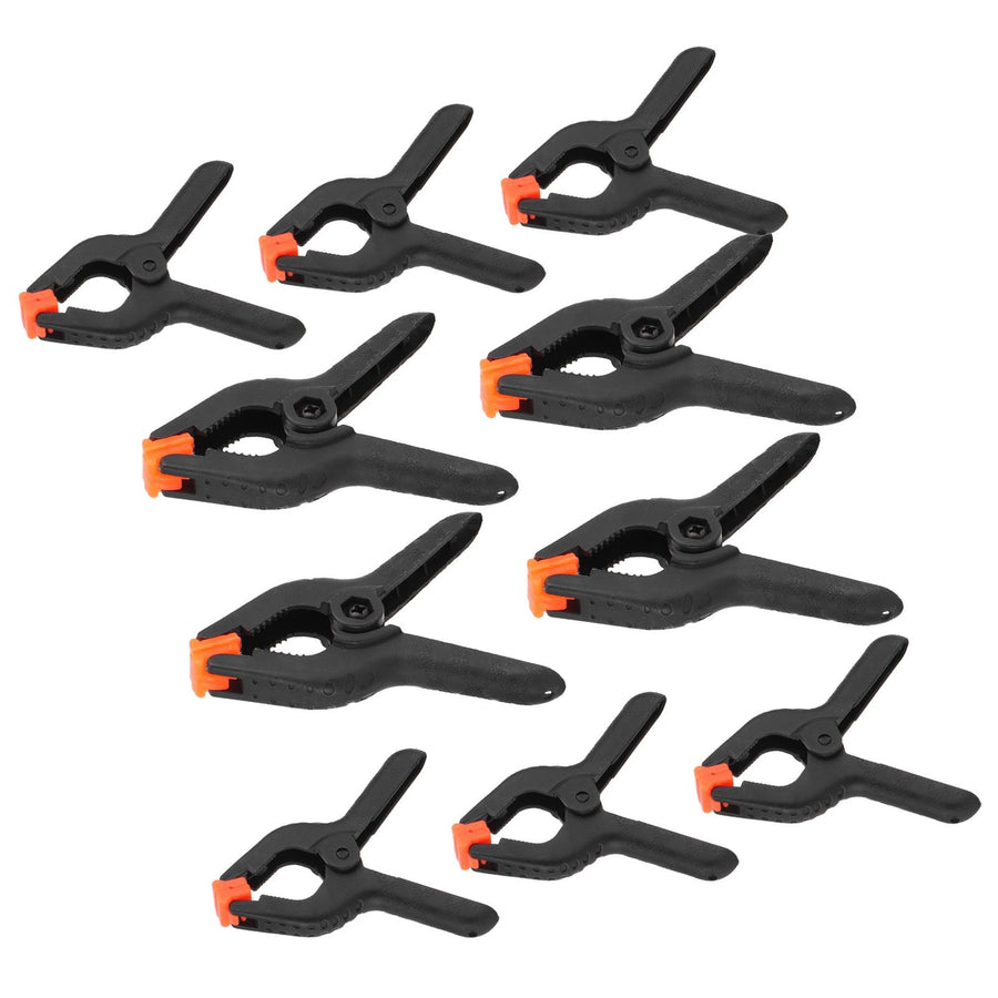 10Pcs Spring Clamps Set DIY Woodworking Plastic Clip Fixture Accessory Hand Tools