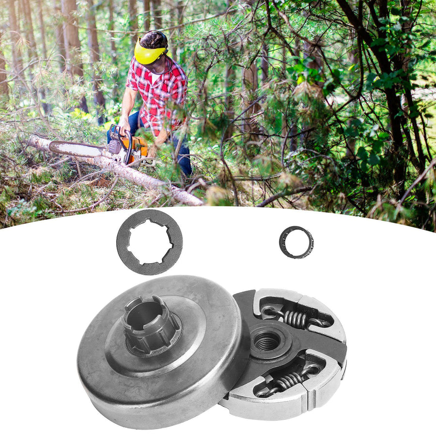 Clutch Drum Sprocket Bearing Kit Fit for Husqvarna 288 281 288XP 281XP 181 Chain Saw 3/8in‑7T