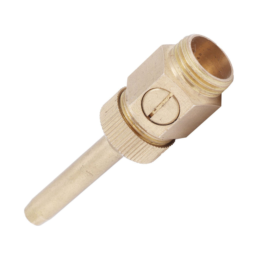 Male Thread Brass Fountain Nozzle Adjustable Direction Jet Water Spray Head with ValveG1/2