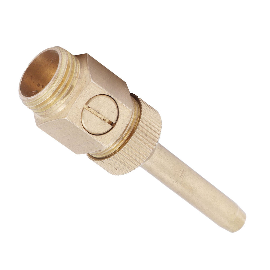 Male Thread Brass Fountain Nozzle Adjustable Direction Jet Water Spray Head with ValveG1/2
