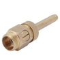 Male Thread Brass Fountain Nozzle Adjustable Direction Jet Water Spray Head with ValveG3/4