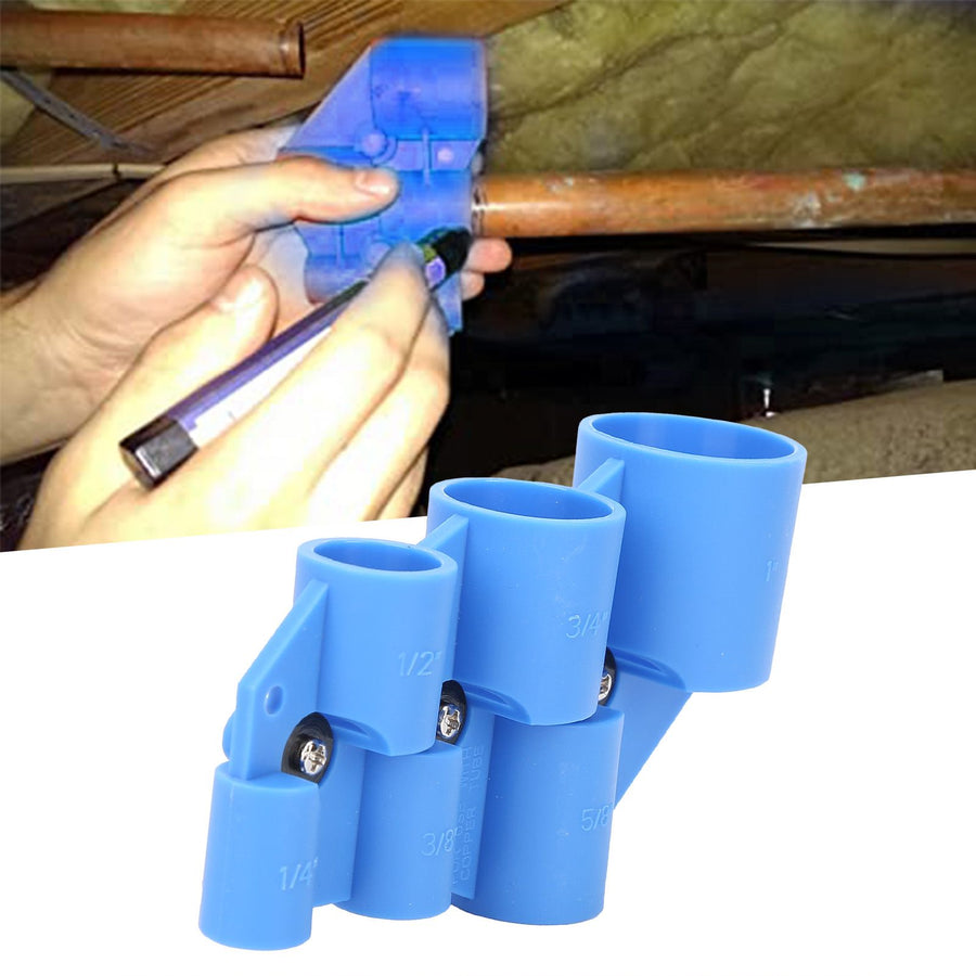 Pipe Depth Meter Gauge Universal Plastic Water Hose Depth Measuring Tool Accessory