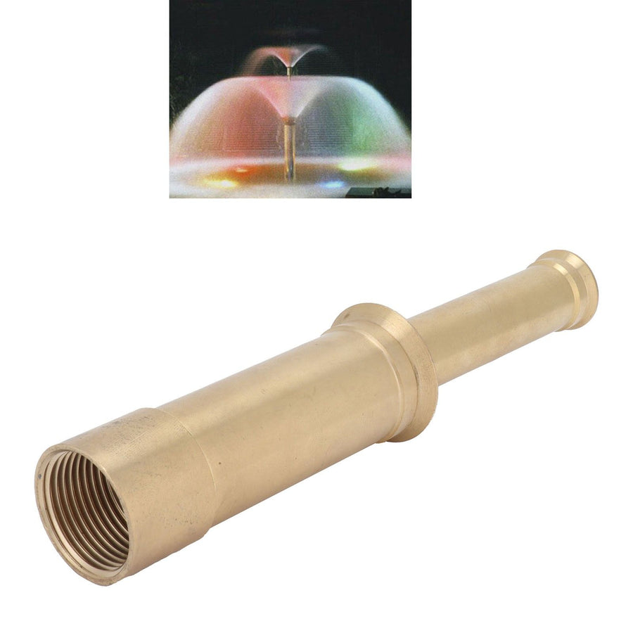 G1 Female Thread Fountain Nozzle Double Layer Trumpet Type Pool Pond Spray Head for Garden
