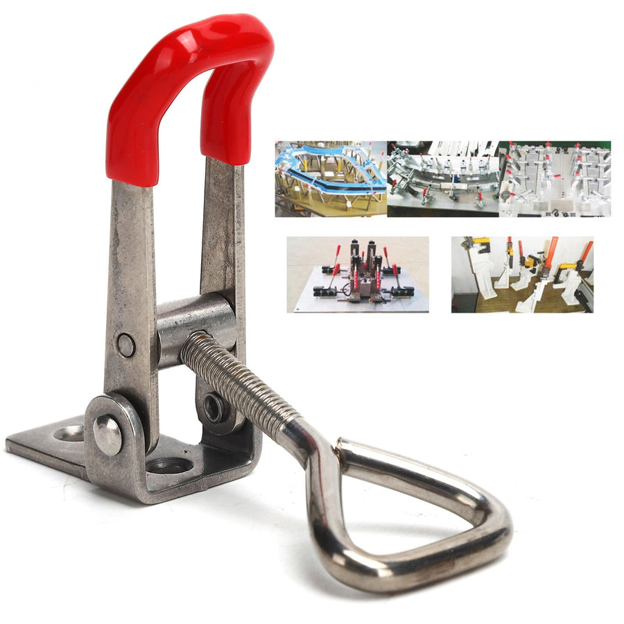 GH-4001-SS Toggle Latch Catch Stainless Steel Toggle Clamp Lock Hasp for Woodworking