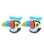 Inflatable Swim Arm Band Cute Toucan Pattern PVC Nontoxic Inflatable Swimming Arm Sling for 3 to 6 Years Old Children Beginner