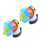 Inflatable Swim Arm Band Cute Toucan Pattern PVC Nontoxic Inflatable Swimming Arm Sling for 3 to 6 Years Old Children Beginner