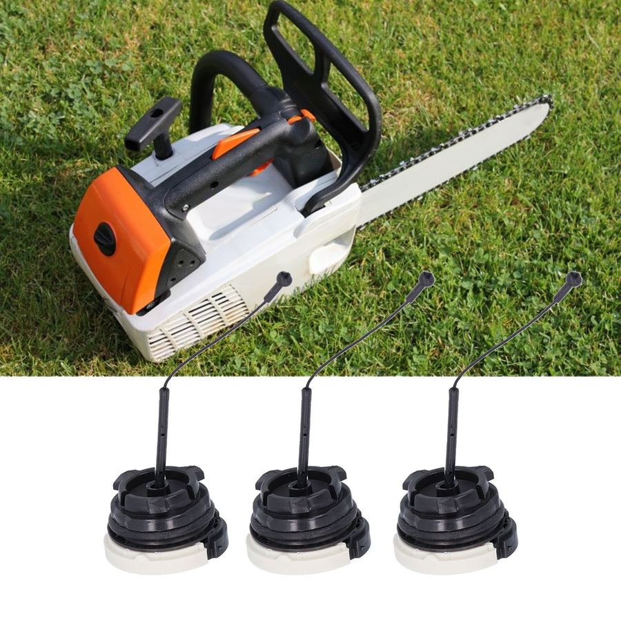 3Pcs Gas Fuel Cap Fuel Tank Cap Replace for STIHL MS192 MS200 MS250 MS290 MS380 MS390 MS440 MS460 MS880