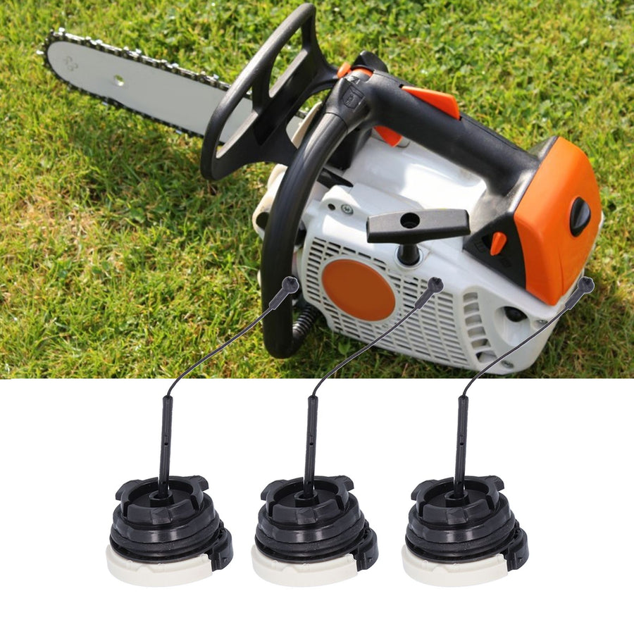 3Pcs Gas Fuel Cap Fuel Tank Cap Replace for STIHL MS192 MS200 MS250 MS290 MS380 MS390 MS440 MS460 MS880