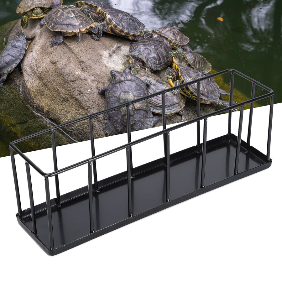 Stainless Steel Reptile Food Dispenser Multifunctional Feeder Food Bowl for Feeding AnimalBlack