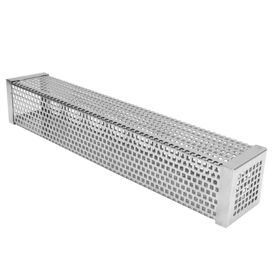Square Shape Smoke Tube Stainless Steel BBQ Charcoal Grill Smoker Tube Barbecue Accessory12in