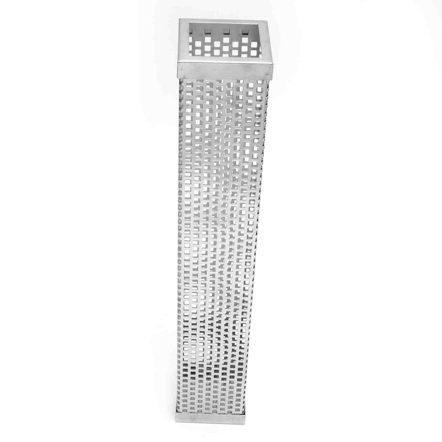 Square Shape Smoke Tube Stainless Steel BBQ Charcoal Grill Smoker Tube Barbecue Accessory12in