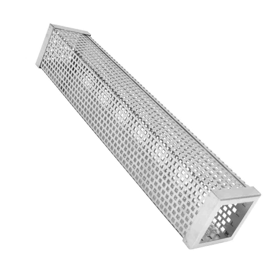 Square Shape Smoke Tube Stainless Steel BBQ Charcoal Grill Smoker Tube Barbecue Accessory12in