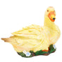 Resin Duck Statue Simulation Duck Ornament Model Decoration for Outdoor Garden YardYellow