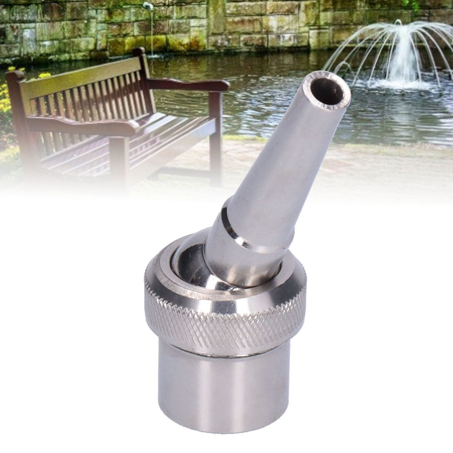 Fountain Nozzle G3/4 Female Thread 25mm Stainless Steel Adjustable Jet Water Spray Head