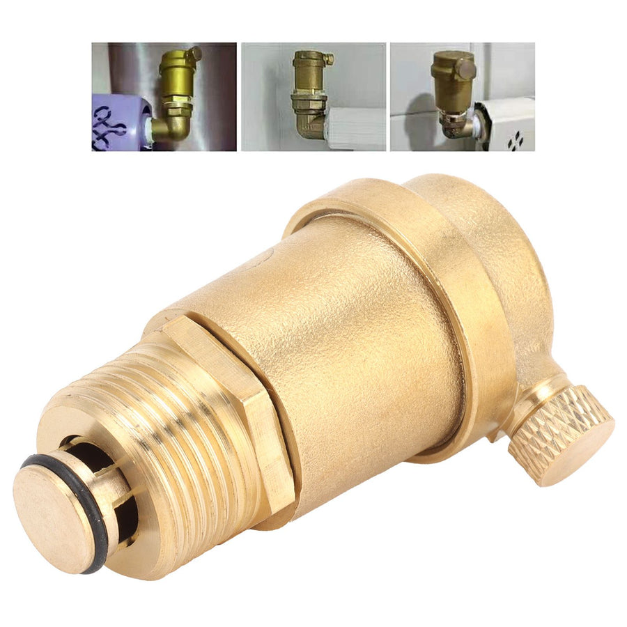 G3/4 Male Thread Air Vent Valve Brass Automatic Air Release Valve for Floor Heating HVAC System