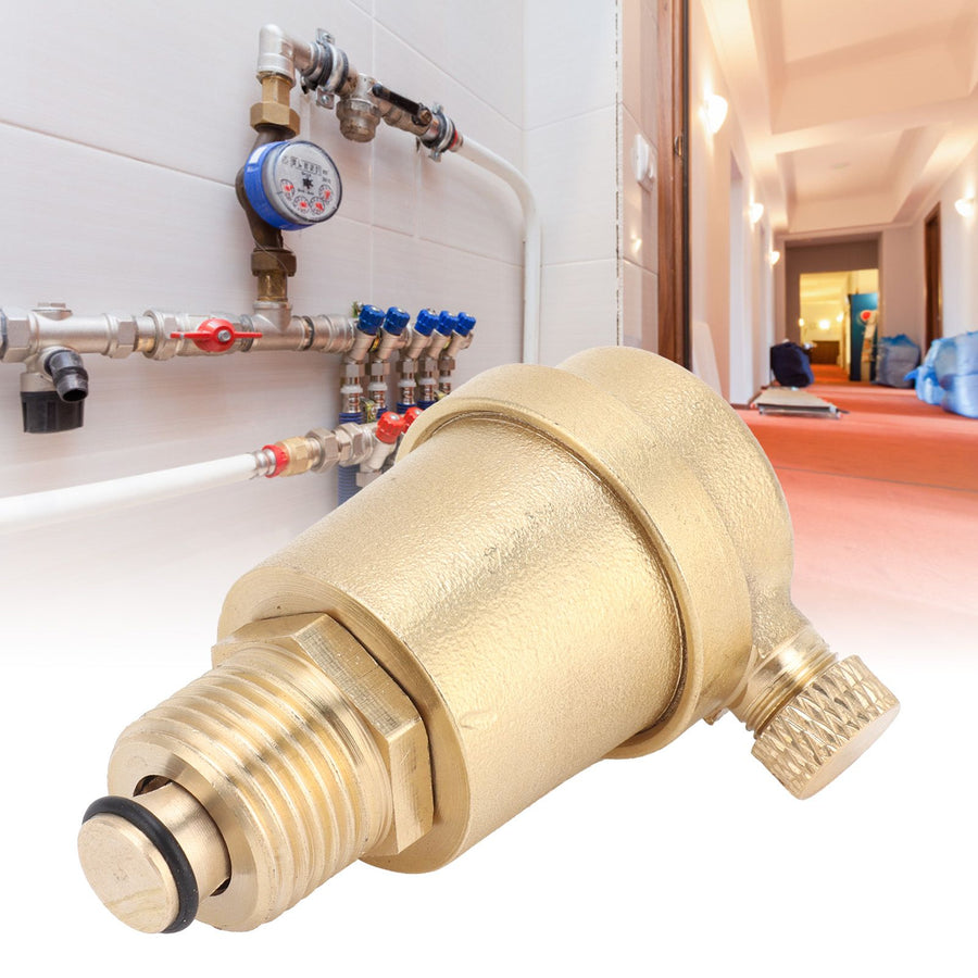 G1/2 Male Thread Air Release Valve Automatic Air Vent Valve for Home Heating HVAC System
