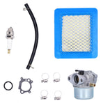 Carburetor Sparking Plug Air Filter Fuel Line Kit Lawn Mower Accessory 498170 799872 694202