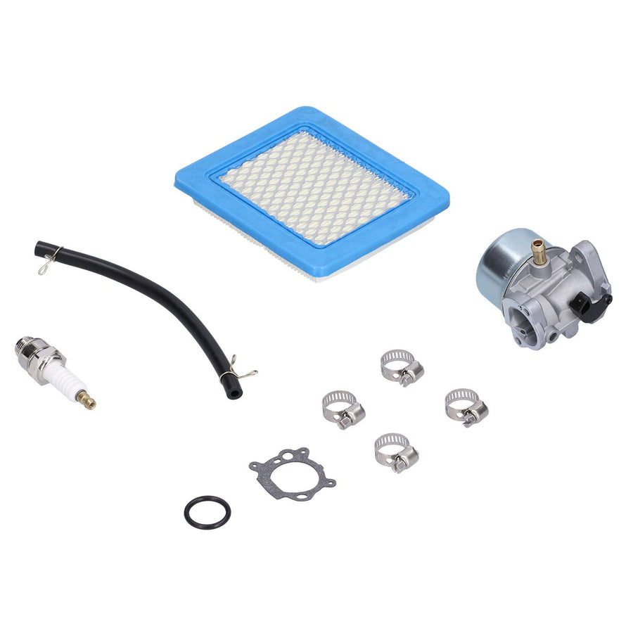 Carburetor Sparking Plug Air Filter Fuel Line Kit Lawn Mower Accessory 498170 799872 694202