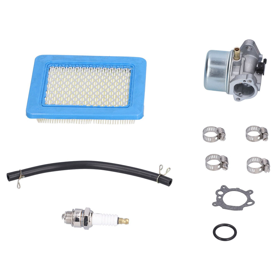 Carburetor Sparking Plug Air Filter Fuel Line Kit Lawn Mower Accessory 498170 799872 694202