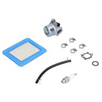 Carburetor Sparking Plug Air Filter Fuel Line Kit Lawn Mower Accessory 498170 799872 694202