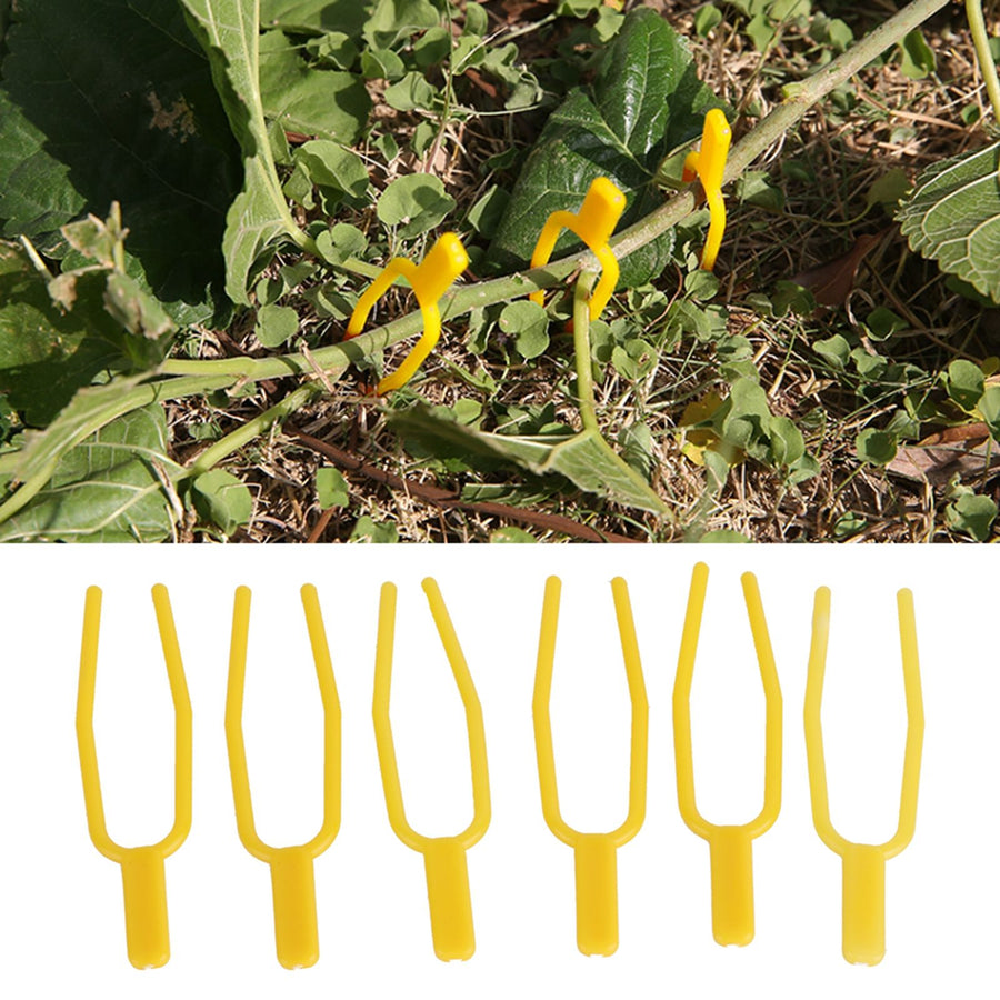 100Pcs Plant Fixing Clip Stolon Fixator Waterproof Vine Plants Strawberry Planting Fork