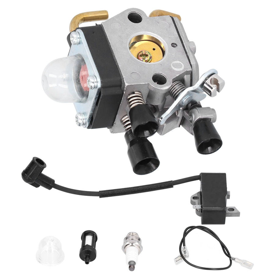 Carburetor Ignition Coil Sparking Plug Set for STIHL FS75 FS80 FS85 FC85 HT70 HS75 HS80