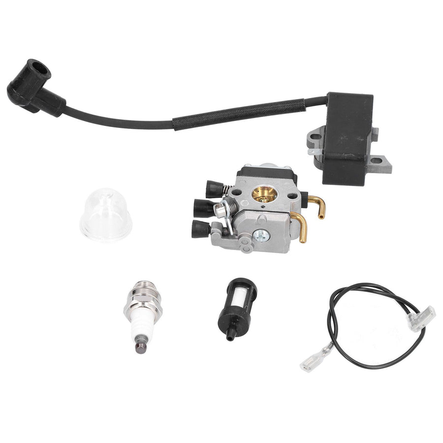 Carburetor Ignition Coil Sparking Plug Set for STIHL FS75 FS80 FS85 FC85 HT70 HS75 HS80