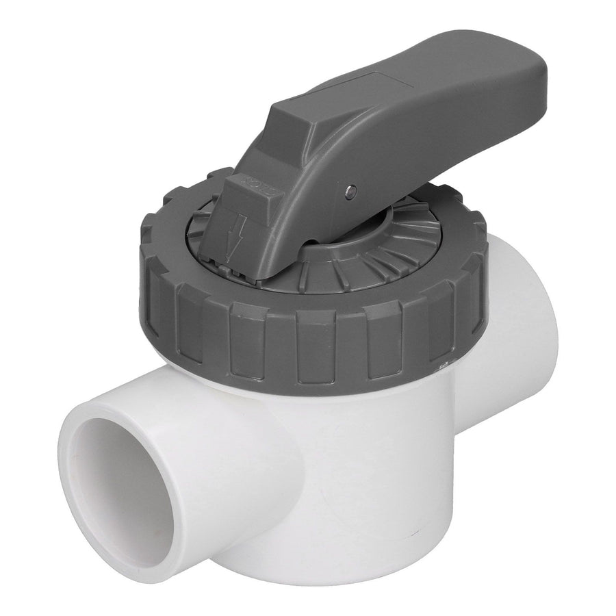 Diverter Valve Water Treatment Ball Valve with Handle for Swimming Pool AccessoryV40‑2A
