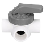 3-Way Pool Valve Swimming Pool Spa Diverter Valve Replacement Accessory FittingsV40‑3A