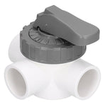 3-Way Pool Valve Swimming Pool Spa Diverter Valve Replacement Accessory FittingsV40‑3A