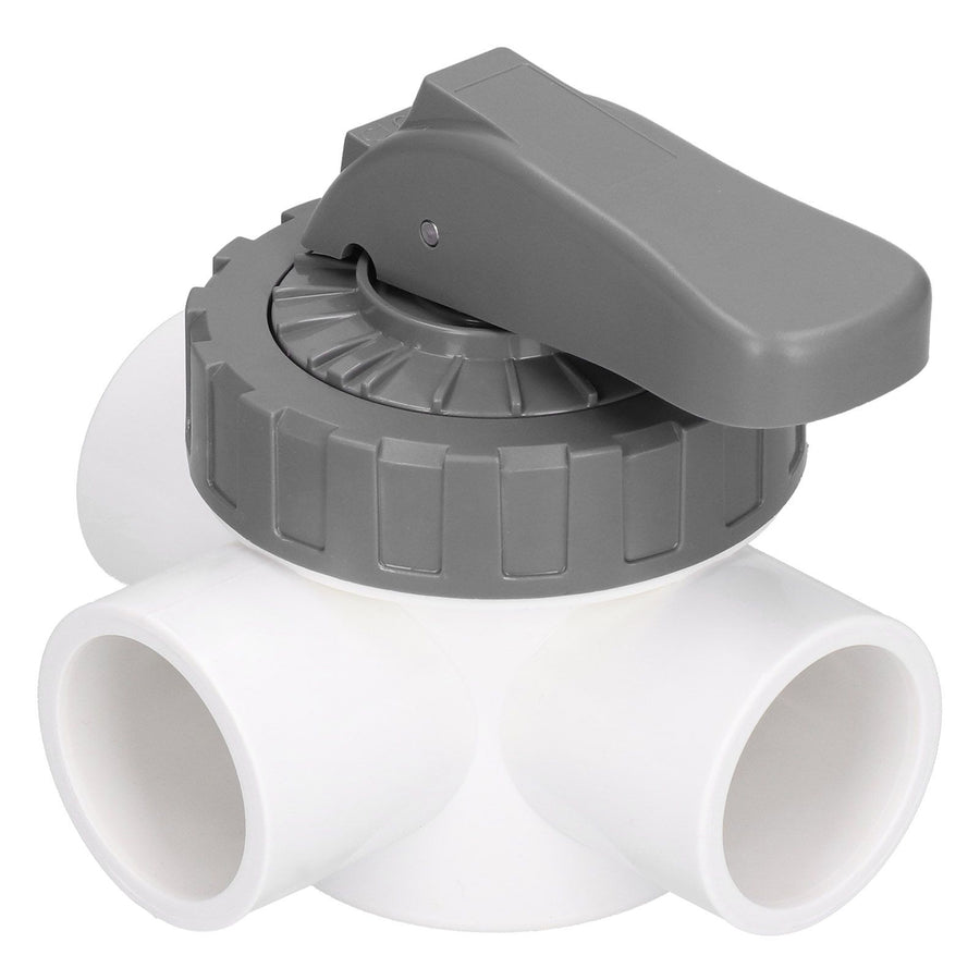3-Way Pool Valve Swimming Pool Spa Diverter Valve Replacement Accessory FittingsV40‑3A