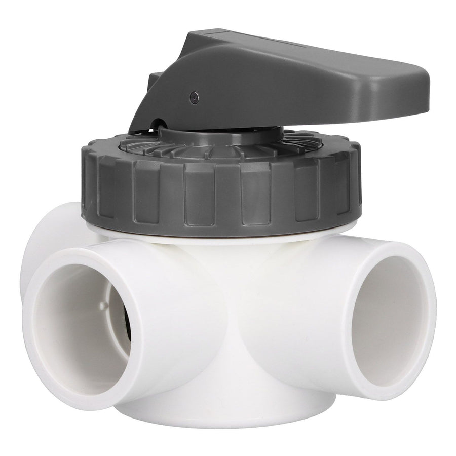 3-Way Pool Valve Swimming Pool Spa Diverter Valve Replacement Accessory FittingsV40‑3A
