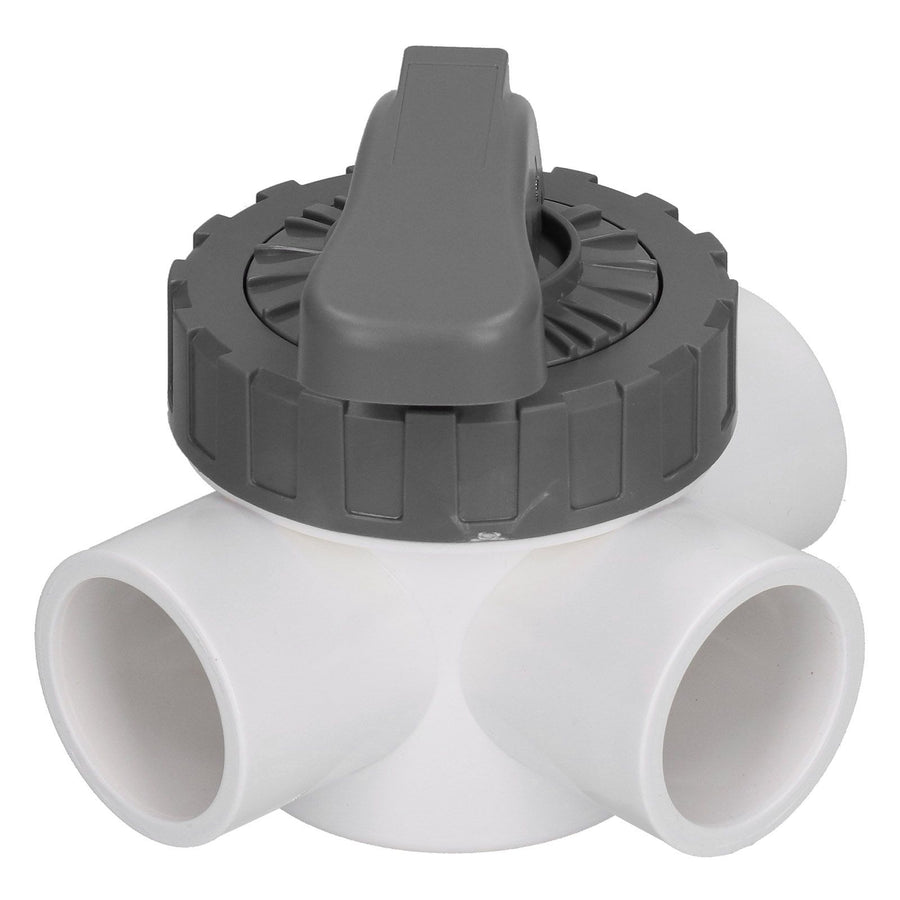 3-Way Pool Valve Swimming Pool Spa Diverter Valve Replacement Accessory FittingsV40‑3A