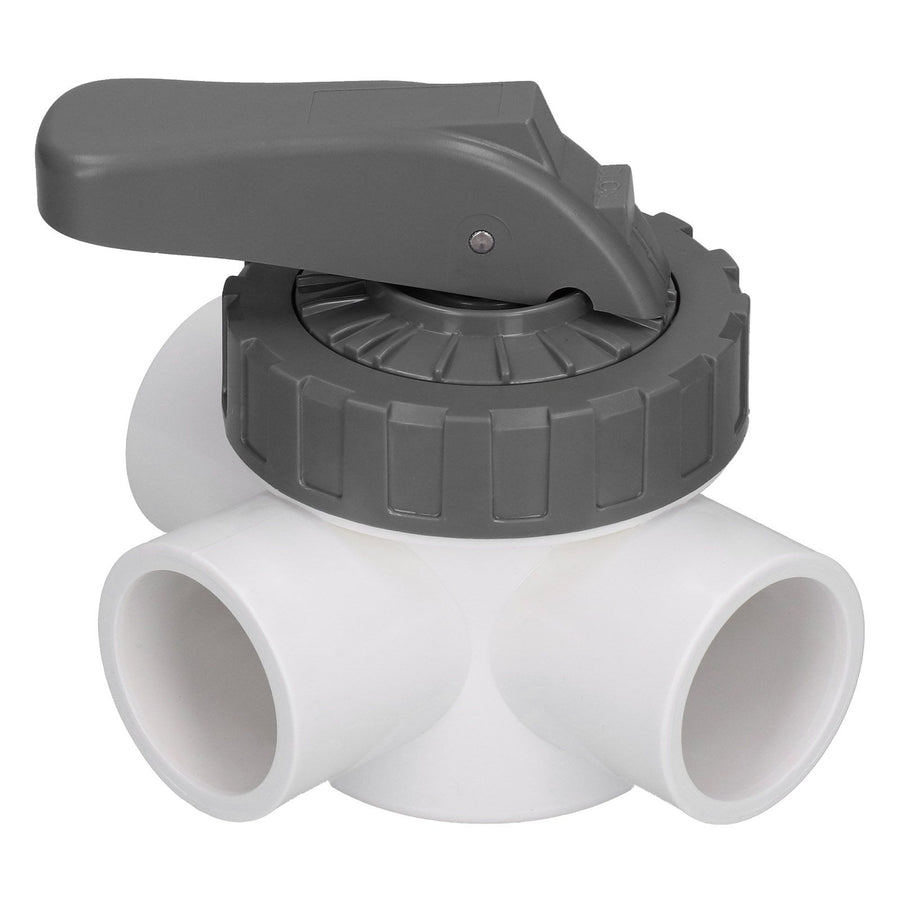 3-Way Pool Valve Swimming Pool Spa Diverter Valve Replacement Accessory FittingsV40‑3A