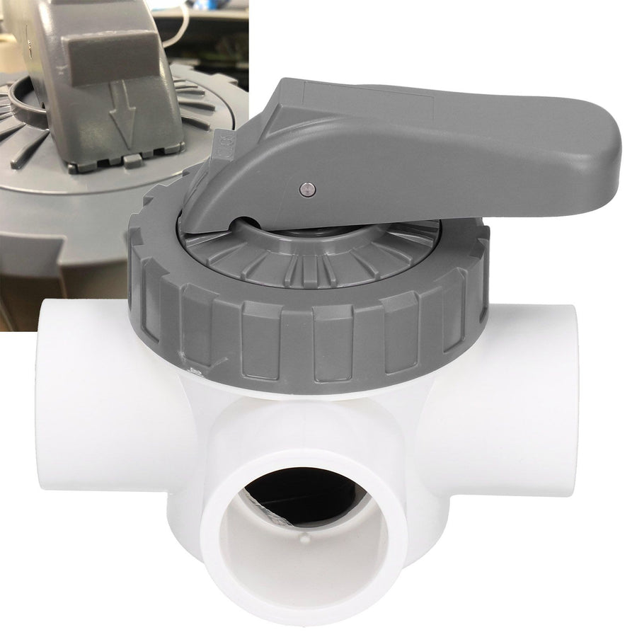 3-Way Pool Valve Swimming Pool Spa Diverter Valve Replacement Accessory FittingsV40‑3A