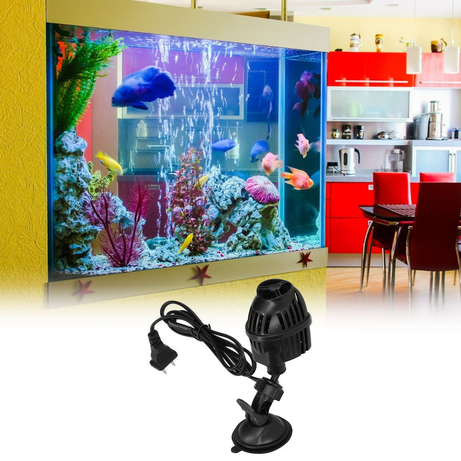 Aquarium Wave Making Pump Quiet Fish Tank Circulation Pump 360° Rotatable Submersible Pump