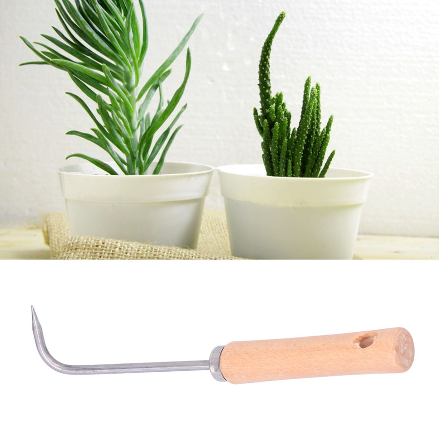 Single Claw Root Hook Root Pick Rake Bonsai Tool Soil Loosening Tool for Gardening Potted Landscape