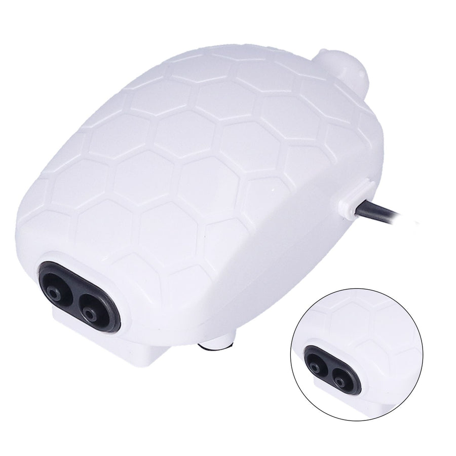 Mini Oxygen Pump UltraQuiet Small MultiFunctional Air Pump for Fish Tanks Aquariums (Double Hole QL-702 )
