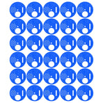 30Pcs Beehive Door Entrance Disc Plastic Round Exit Vent Gate Beekeeping AccessoryBlue