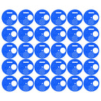 30Pcs Beehive Door Entrance Disc Plastic Round Exit Vent Gate Beekeeping AccessoryBlue