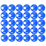 30Pcs Beehive Door Entrance Disc Plastic Round Exit Vent Gate Beekeeping AccessoryBlue